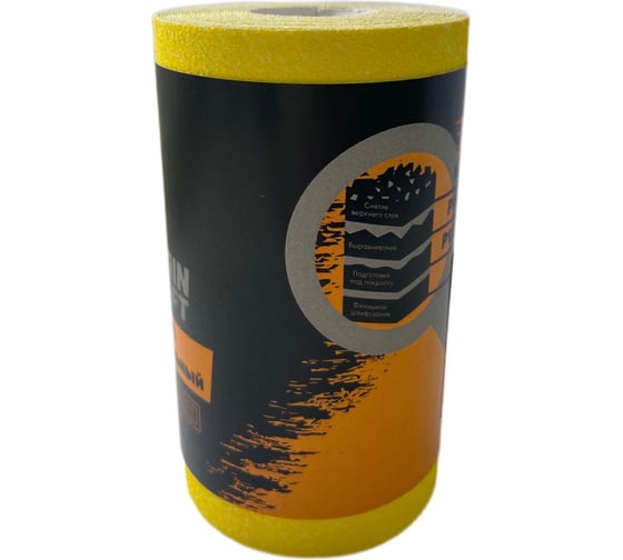 Изображение товара Рулон шлифовальный на бумажной основе 115 мм, 5 м, Р80 GRAINCRAFT 50001556