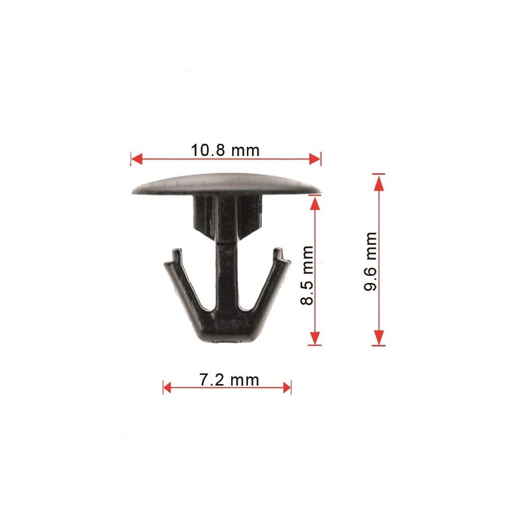 Клипса 10 шт AVERS 86438-4A100-10