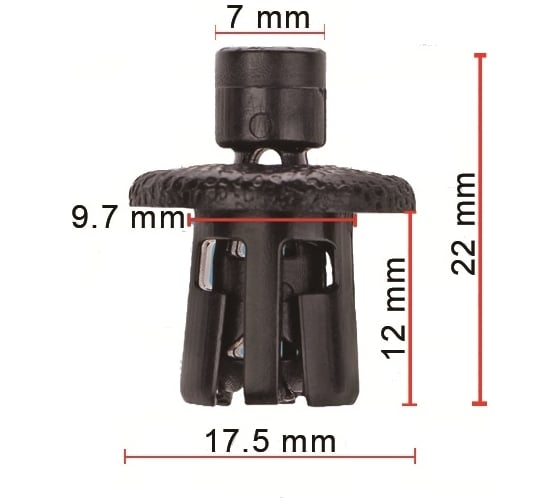 Изображение товара Клипса 50 шт AVERS 9046710170C0-50