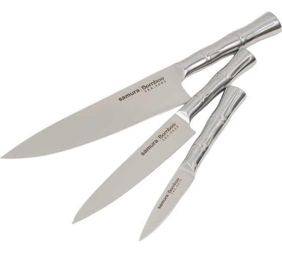 Изображение товара Набор из 3 ножей Samura "Bamboo" 10, 23, 85, AUS-8 SBA-0220/K