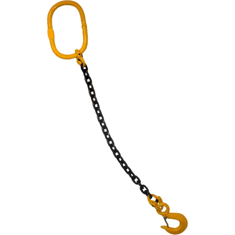 Изображение товара Одноветвевой цепной строп КанТраст 6.4 т, длина 1000 мм, сталь, сертификат