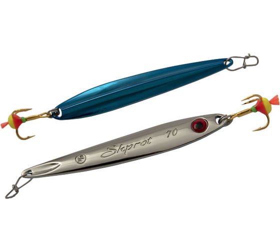Изображение товара Вертикальная блесна ECOPRO Shprot, 70 мм, 11г, SBL EPVJSH70SBL