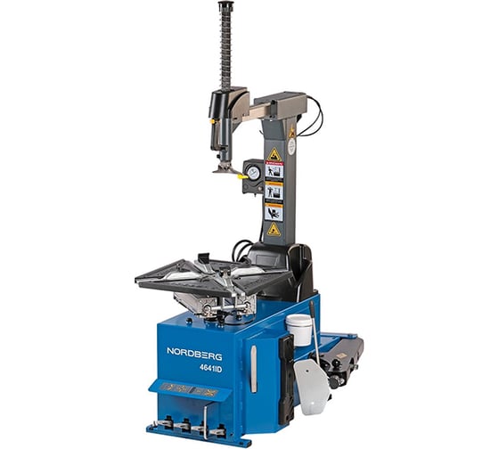 Изображение товара Шиномонтажный станок NORDBERG 380V автомат, 2х скор, стол с накладками, синий 4641ID(B)