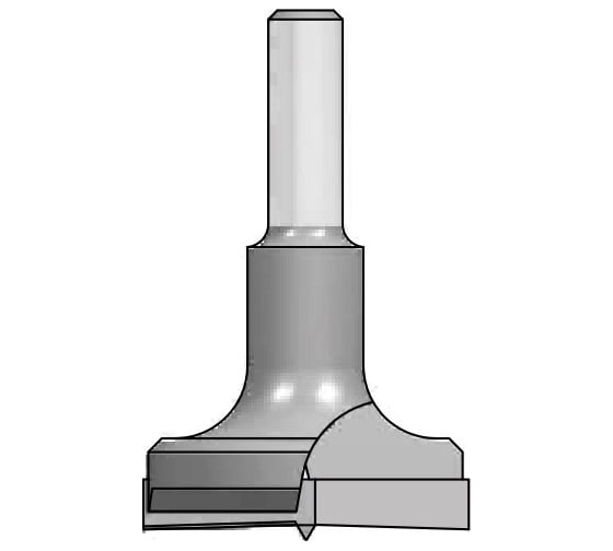 Изображение товара Сверло чашечное (26 мм, 57 мм, хвостовик 8 мм) без подрезателей WPW HMP2605