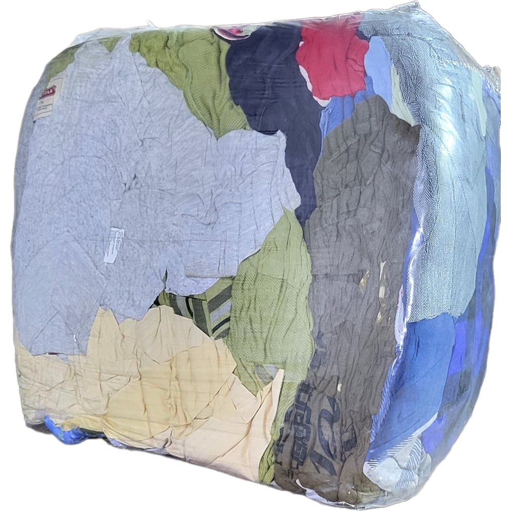 Изображение товара Ветошь R2R ЛЮКС цветной трикотаж хб мешок 10 кг