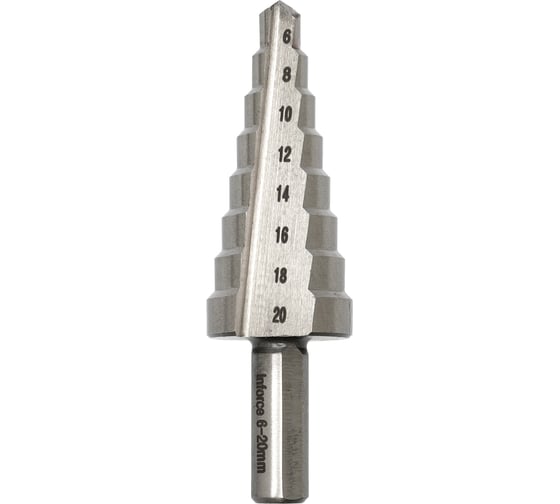 Изображение товара Сверло ступенчатое (6-20 мм; M42) Inforce 11-01-491