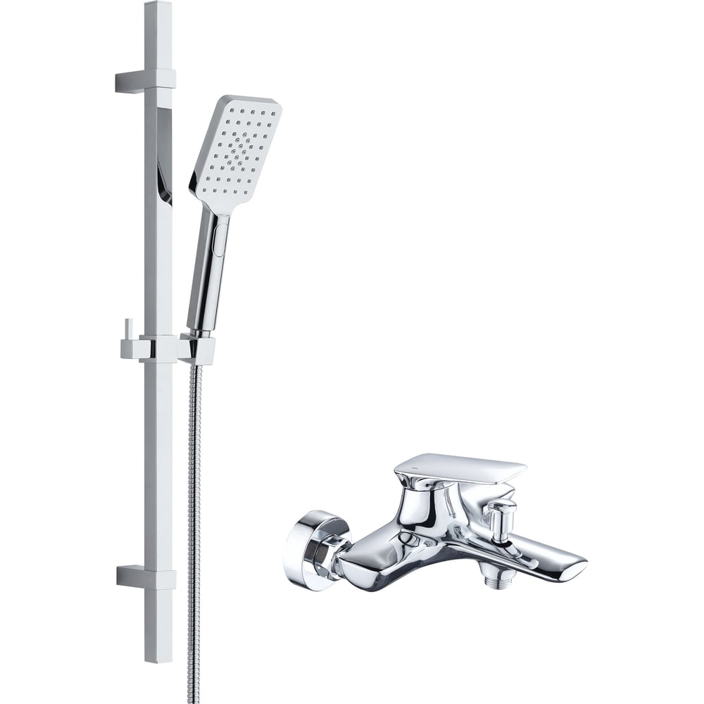 Изображение товара Душевой комплект BOND Cube 2x1 хромированный B03-5200