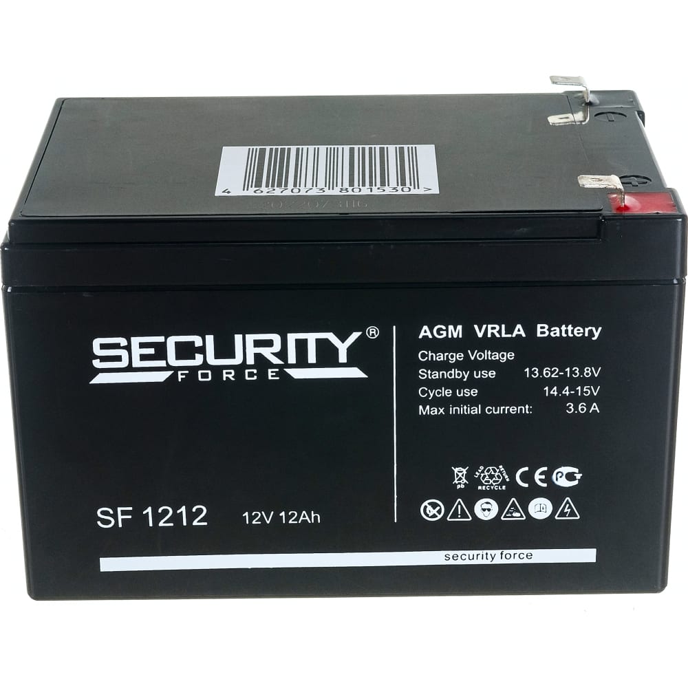 Батарея аккумуляторная Security Force аккумуляторная батарея security force sf 12045