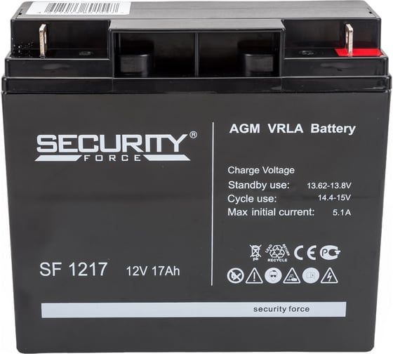 Изображение товара Батарея аккумуляторная Security Force SF 1217