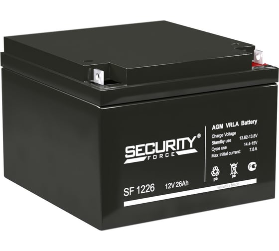 Изображение товара Батарея аккумуляторная Security Force SF 1226