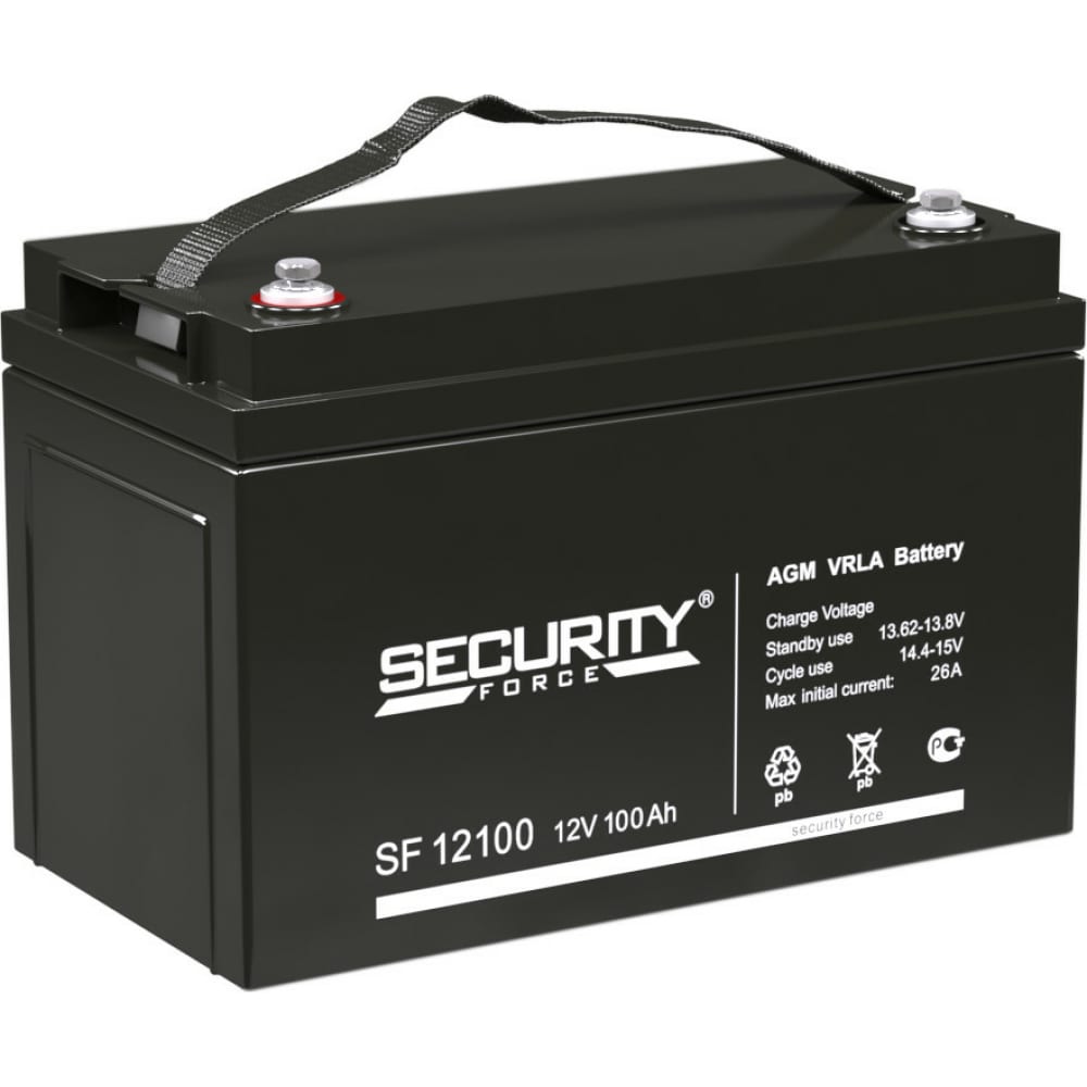 Батарея аккумуляторная Security Force аккумуляторная батарея security force sf 12045