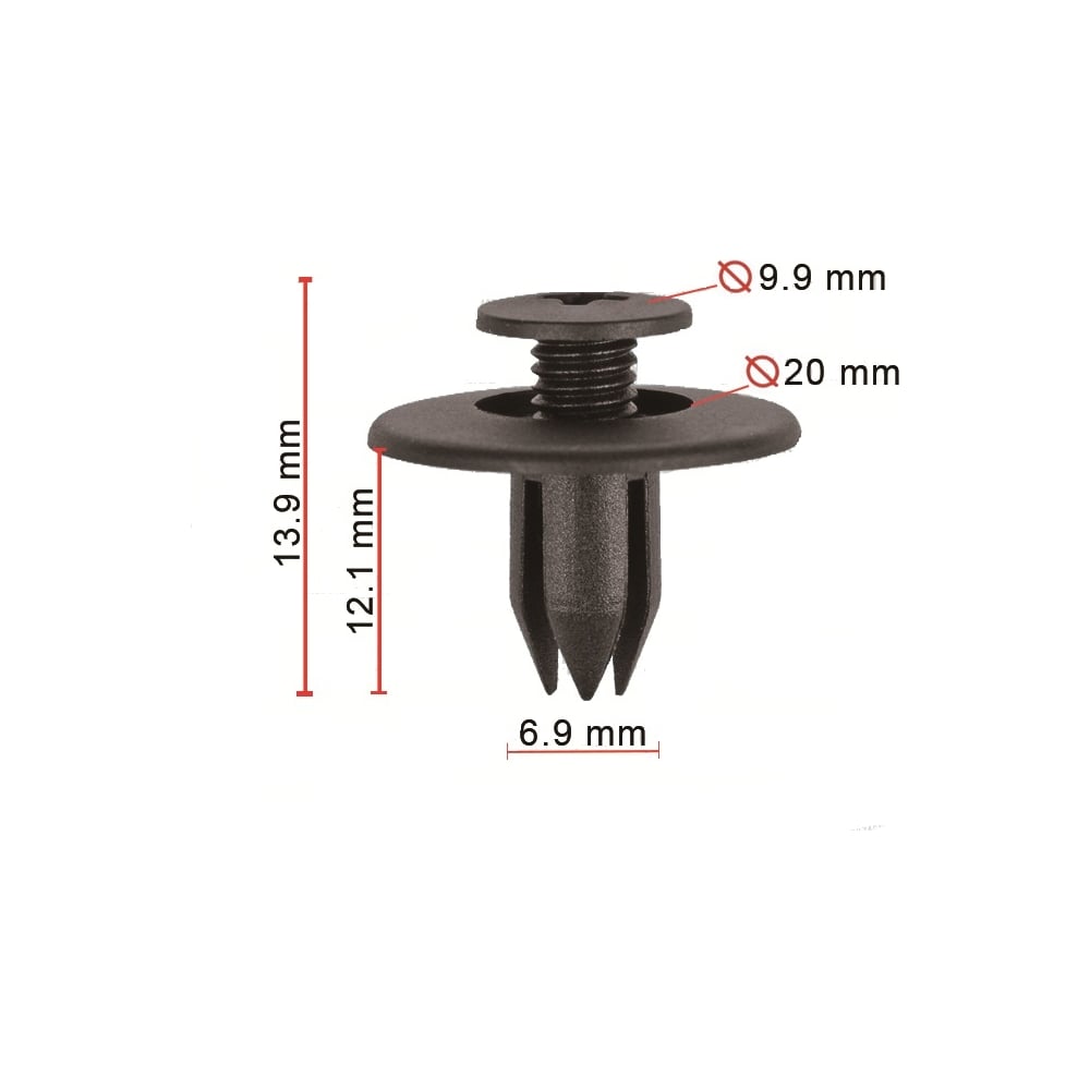 Крепеж 10 шт AVERS 59122AC030-10
