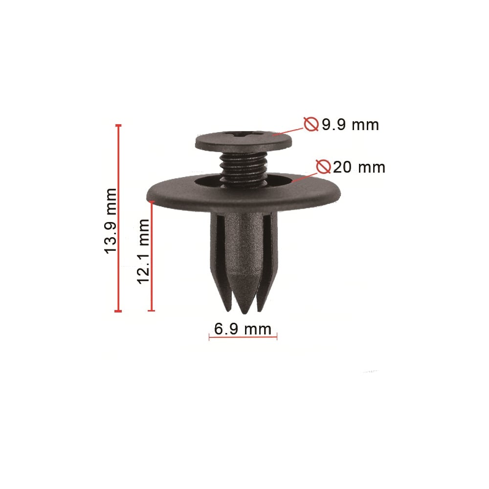 Крепеж 50 шт AVERS 59122AC030-50