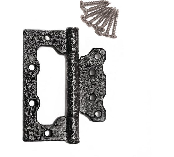 Изображение товара Накладная петля Трибатрон ПБ-100 серебряный антик 88404