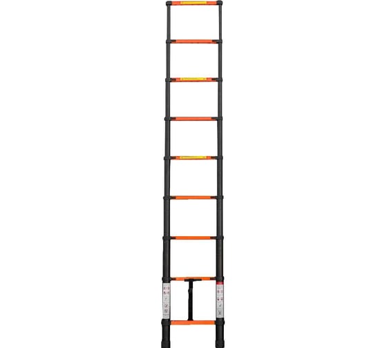 Изображение товара Телескопическая лестница ISMA алюминиевая, бытовая 2.9м, 10 ступ. ISMA-UP290(56895)