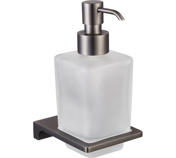 Изображение товара Настенный дозатор для жидкого мыла RavSlezak цвет серый металлик, арт. NLA0303MG