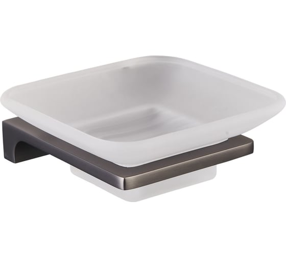 Изображение товара Настенная стеклянная мыльница RavSlezak цвет серый металлик, арт. NLA0300MG