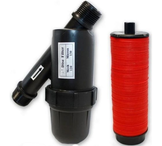 Изображение товара Дисковый фильтр Green Helper 3/4" нар х 3/4" нар, 120 mesh 1725S120MZ03 1725D120MZ03