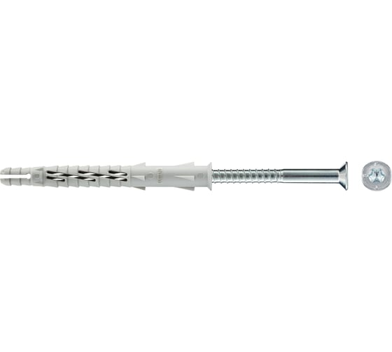 Изображение товара Фасадный дюбель с шурупом Tecfi потайная головка, шлиц TORX 10x100 4 шт 147669