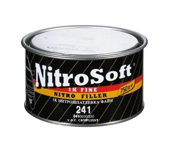 Изображение товара Шпатлевка HB BODY Body 241 NITROSOFT 0.75 кг 2419600000