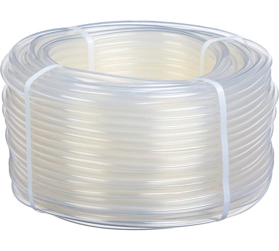 Изображение товара Поливочный шланг РемоКолор СИЛИКОН однослойный, прозрачный, 2,0мм, D 18 мм, 25м 66-3-060