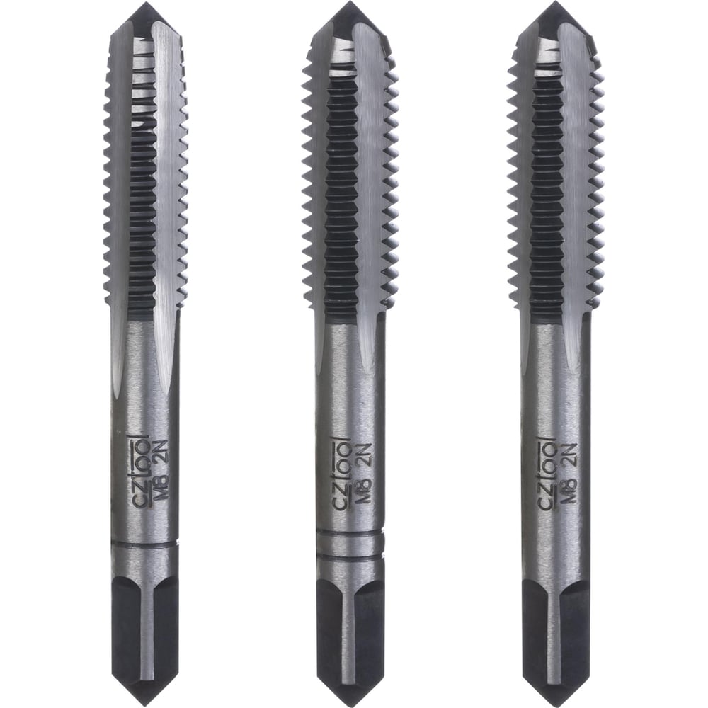 Набор метчиков из 3-х шт. Bucovice Tools М 8 шаг 1.25 мм 115CrV3 110080-3