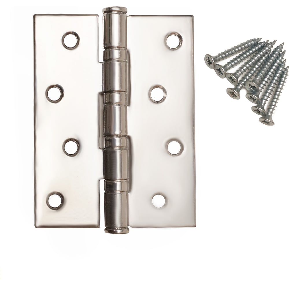 Изображение товара Универсальная петля Трибатрон ПУ-100 хром 270 градусов сталь накладная