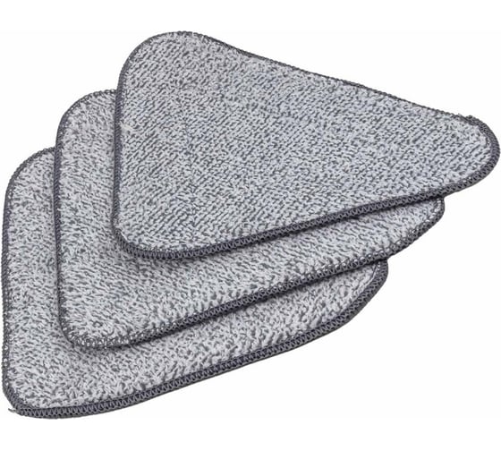 Изображение товара Сменная накладка из микрофибры WMC TOOLS для швабры wmc-08 (3 шт/к-т) WMC-mop 8-3pcs(56869)