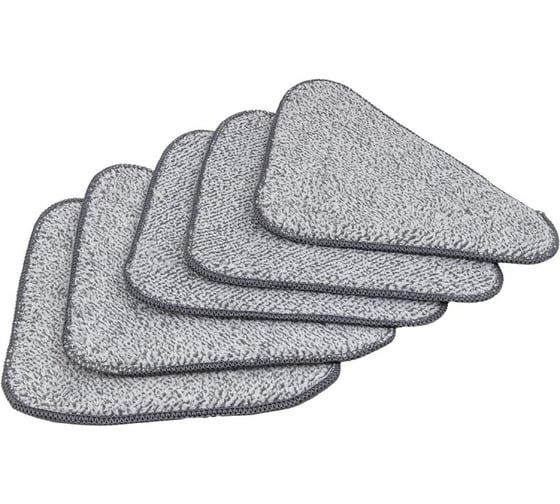 Изображение товара Сменная накладка из микрофибры WMC TOOLS для швабры wmc-08 (5 шт/к-т) WMC-mop 8-5pcs(56870)