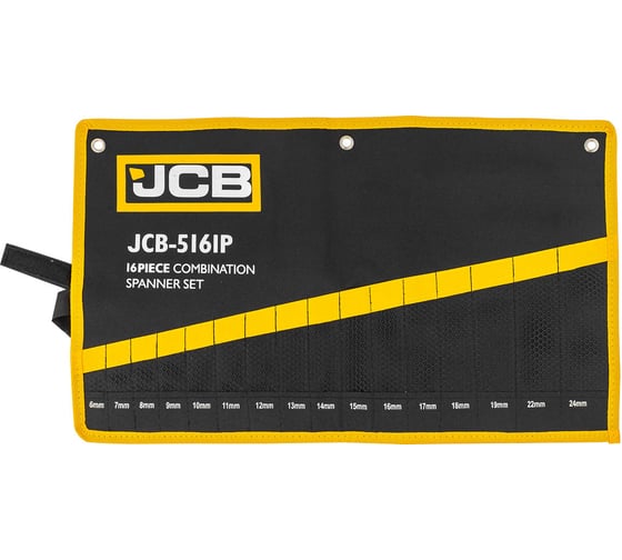 Изображение товара Органайзер JCB тканевый для набора ключей 16пр. JCB-5161P-P(57163)