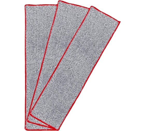 Изображение товара Сменная накладка из микрофибры WMC TOOLS для швабры wmc-04 (3 шт/к-т) WMC-mop4-3pcs(56827)