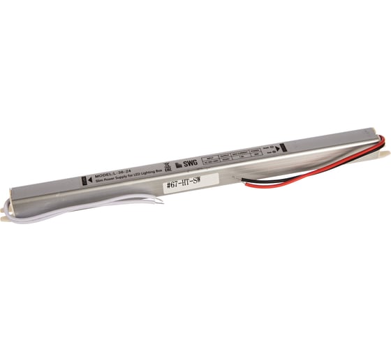 Изображение товара Сверхтонкий блок питания SWG 36 W, 24V, L-36-24 00-00003168