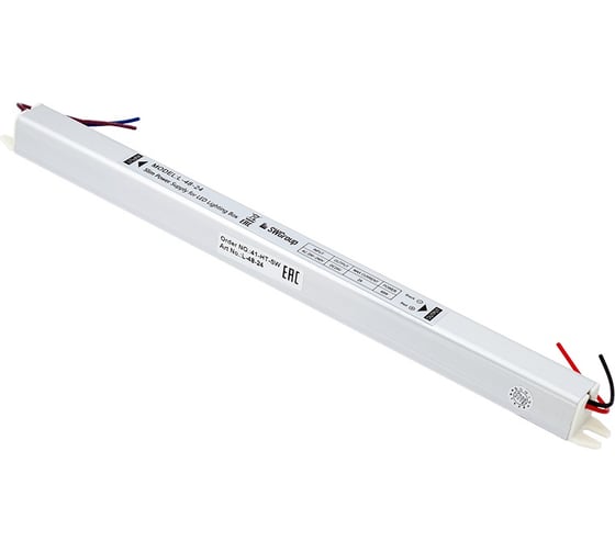 Изображение товара Сверхтонкий блок питания SWG 48 W, 24V, L-48-24 00-00003169