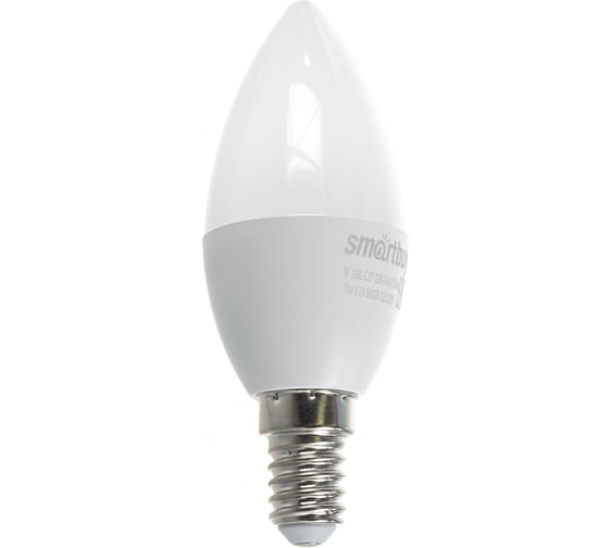 Изображение товара Светодиодная лампа Smartbuy LED C37-07W/6000 SBL-C37-07-60K-E14