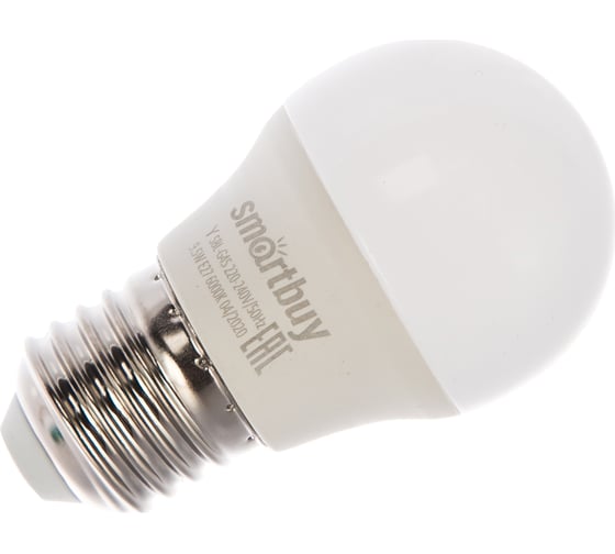 Изображение товара Светодиодная лампа Smartbuy LEDG45-9,5W/6000/E27 SBL-G45-9_5-60K-E27