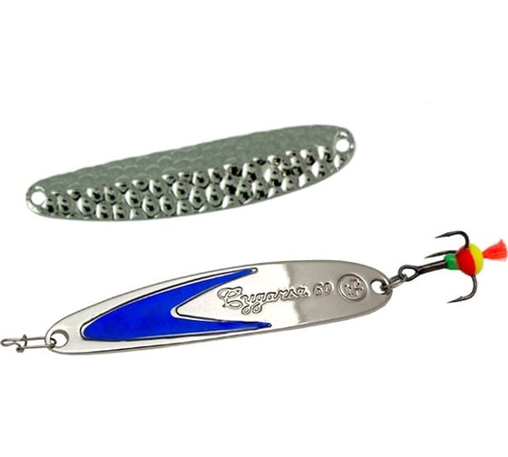 Изображение товара Вертикальная блесна ECOPRO Судачья синий флекс, 65 мм, 12г, SB/SBF EPSST65SBSBF