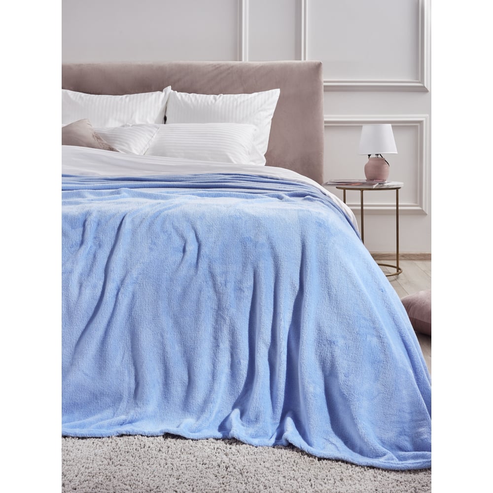 Изображение товара Плед Guten Morgen Велсофт небесный 150x200 см