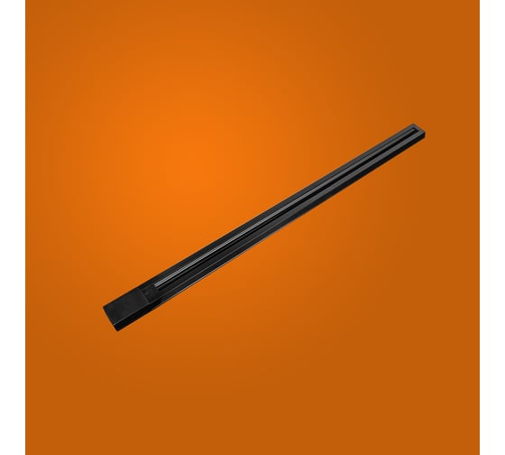 Изображение товара Однофазный трековый шинопровод iSVET черный, TRK-RAIL, шина трек 1 м TRK-RAIL-1-2