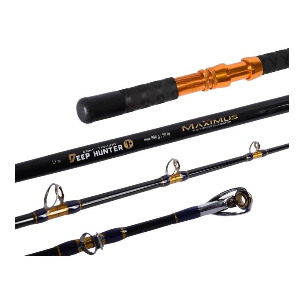 Изображение товара Морское удилище Maximus Deep Hunter 1+ 190H 1.9м 50lb для морской рыбалки