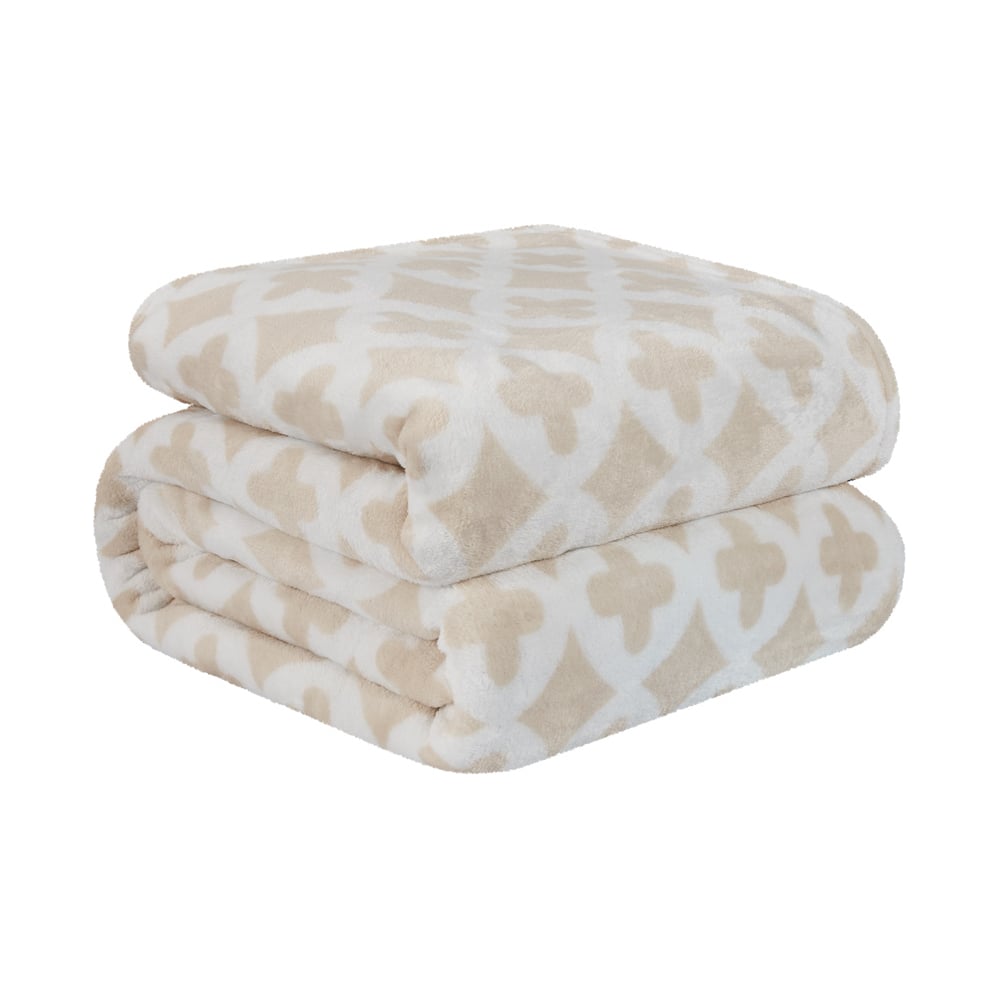 Изображение товара Плед Guten Morgen Велсофт монограмма 200x220 см