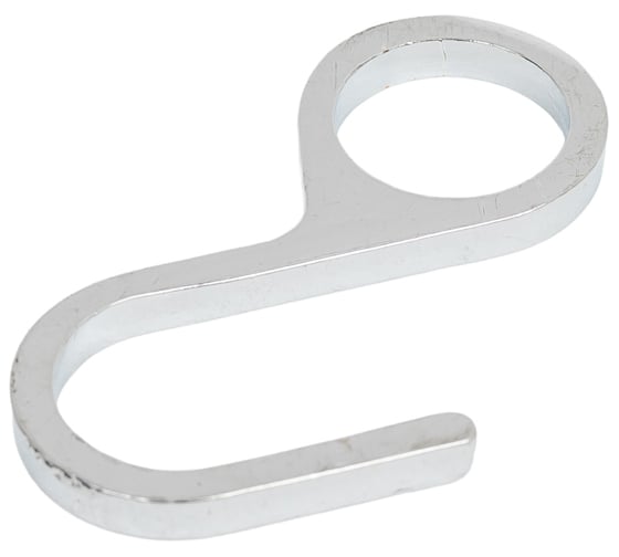 Изображение товара Крючок для кухни Trodos z-8 одинарный, несъемный, диаметр 16 мм, 5 шт., хром 101327