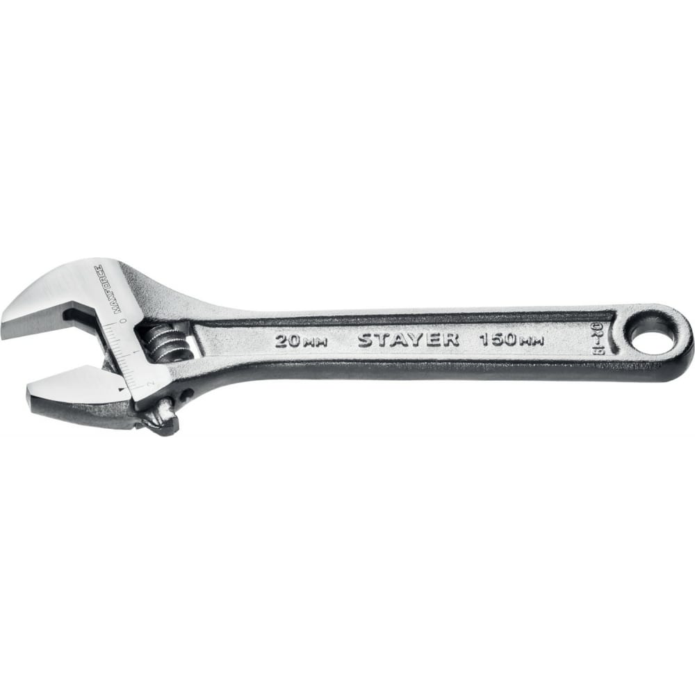 Разводной ключ STAYER очки защитные stayer стандарт 1101 закрытого типа с прямой вентиляцией