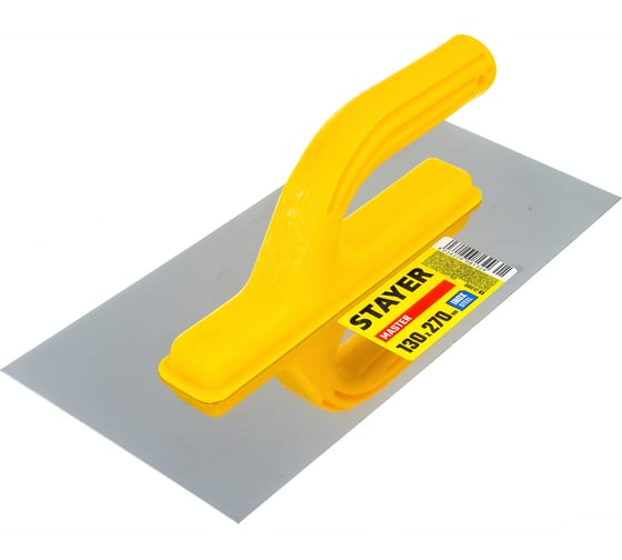 Изображение товара Нержавеющая гладилка с пластиковой ручкой Stayer Master 130х270 мм 08012_z01