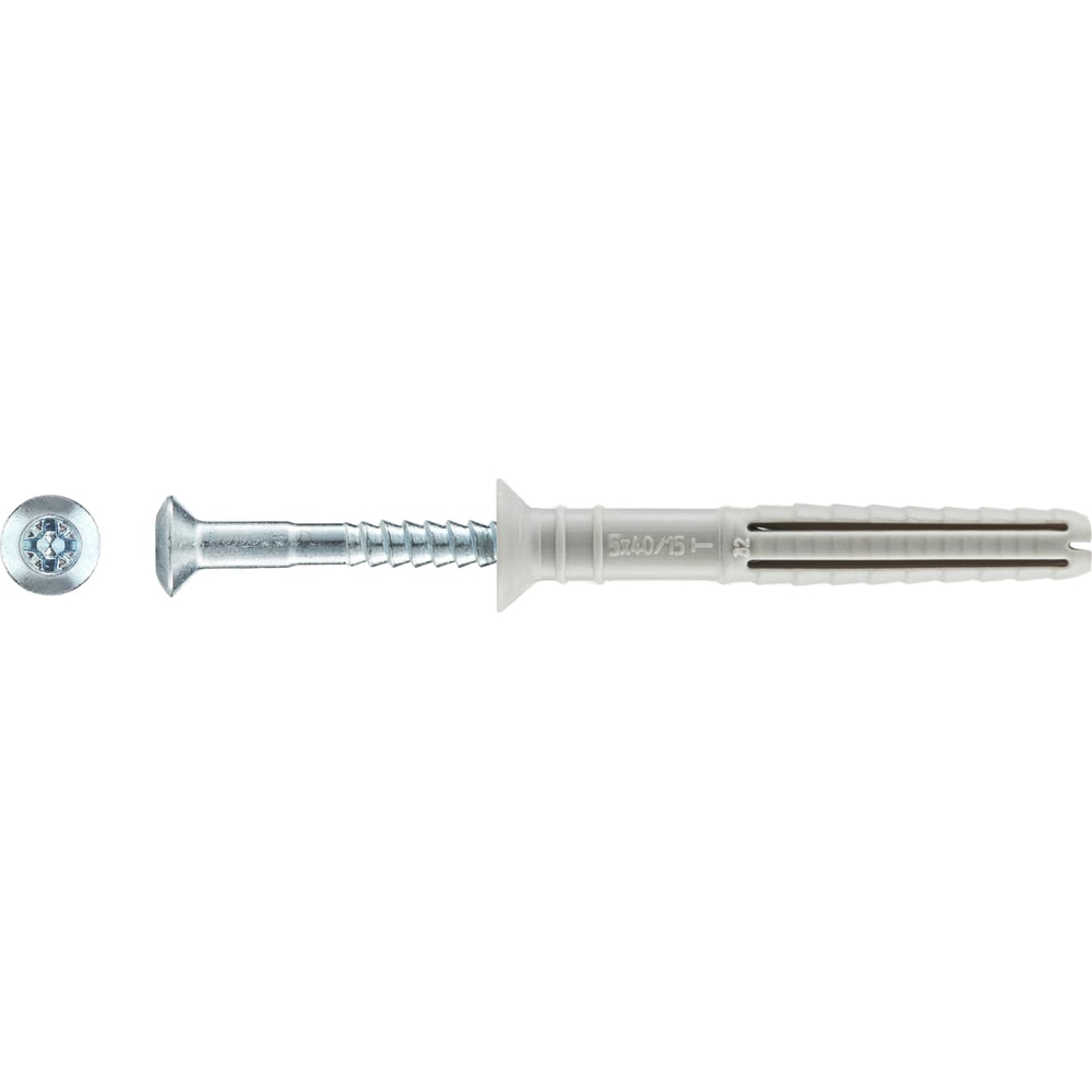 фото Дюбель-гвоздь tecfi yz потайн. 5x40, 250 шт. 147485