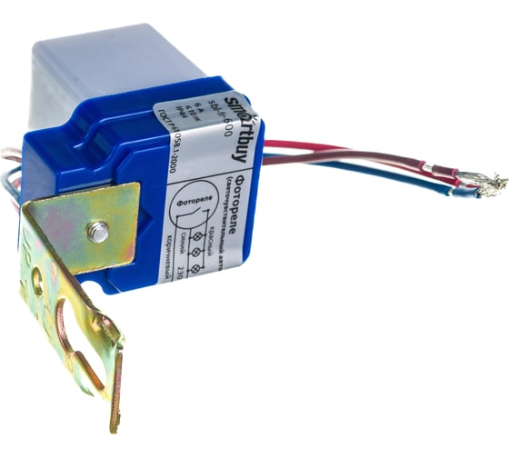 Изображение товара Фотореле Smartbuy, 6А 1400Вт IP44 sbl-fr-600