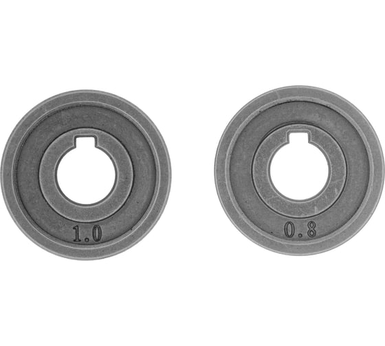 Изображение товара Подающий ролик зубчатый профиль под флюсовую проволоку 0.8-1 мм, 2 шт Denzel 93652