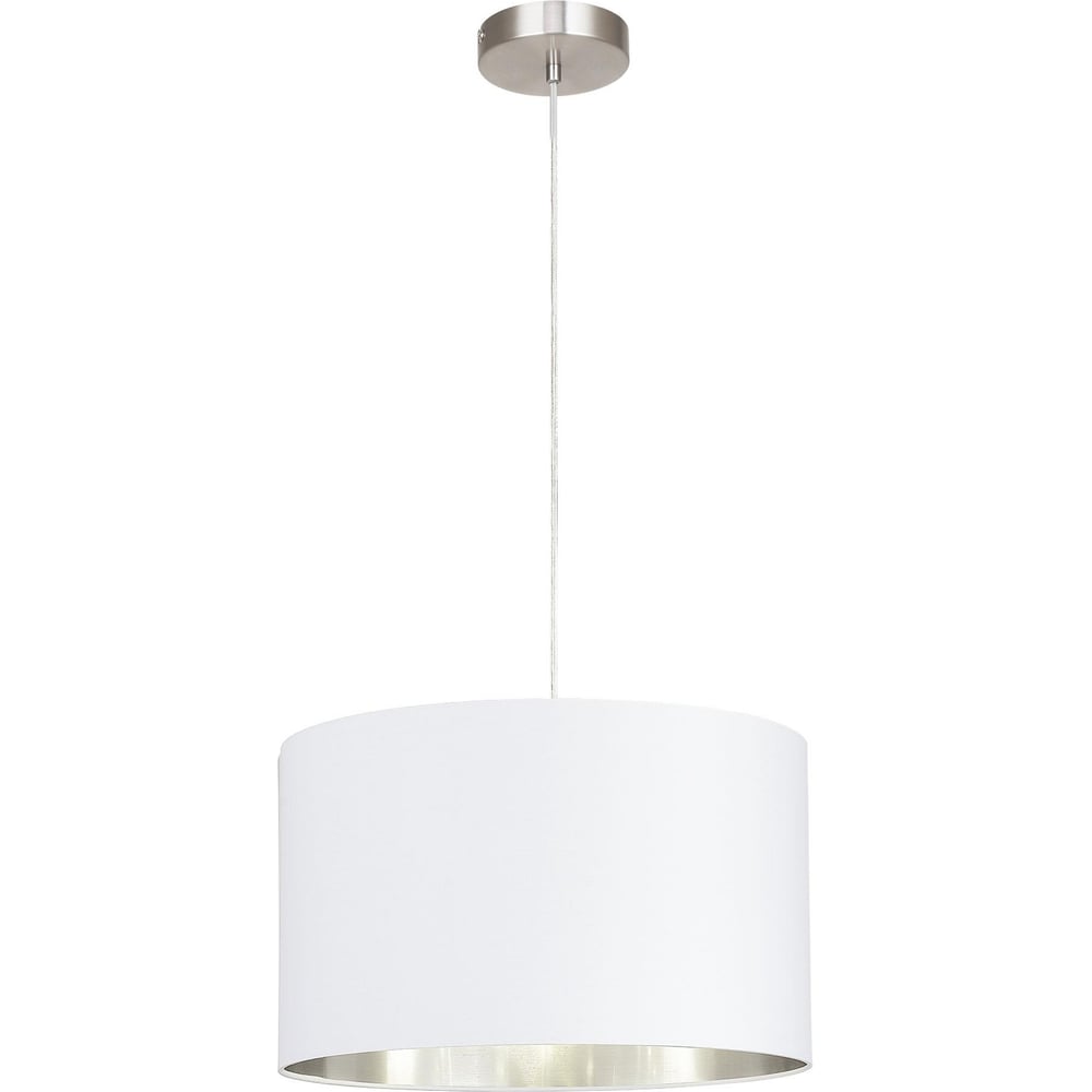 Изображение товара Подвесной светильник Evoluce никель/белый, серебристый e27 1x40w, SLE300553-01