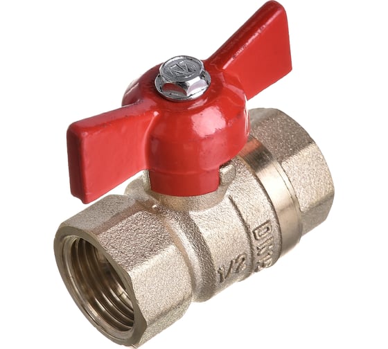 Изображение товара Шаровый кран VALTEC СТАНДАРТ, рукоятка бабочка 1/2, вн.-вн. VT.122.G.04