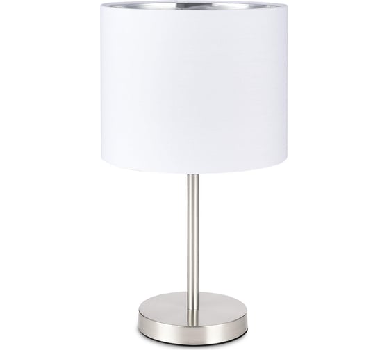 Изображение товара Прикроватная лампа Evoluce никель/белый, серебристый e27 1x40w, SLE300554-01
