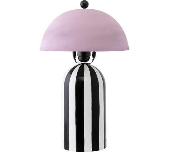 Изображение товара Настольный светильник Bergenson Bjorn Anniken, Ø25x38 см, черный/белый/лиловый BB0000177